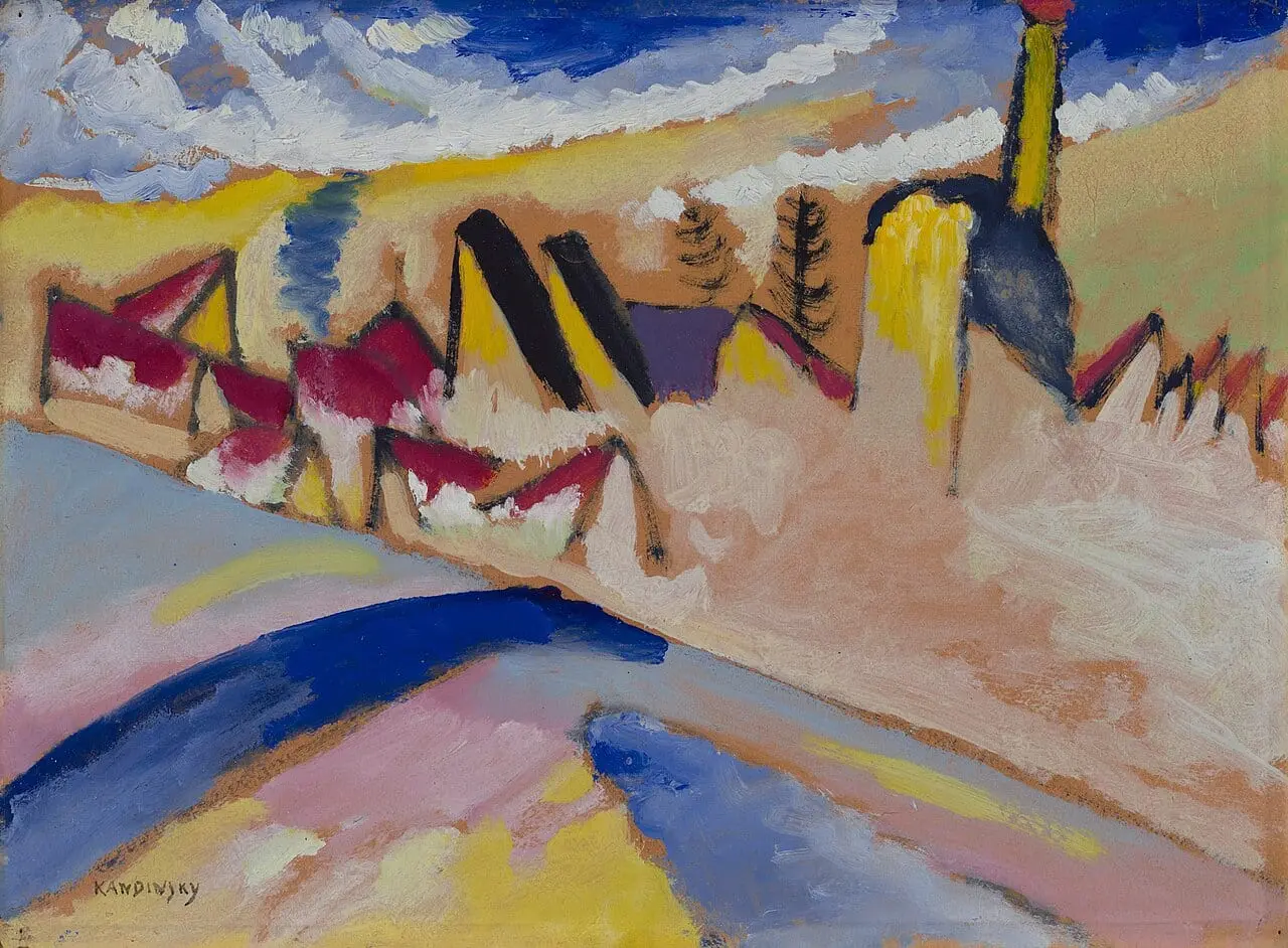 Studie zu Winter No. II by Wassily Kandinsky, canvas print