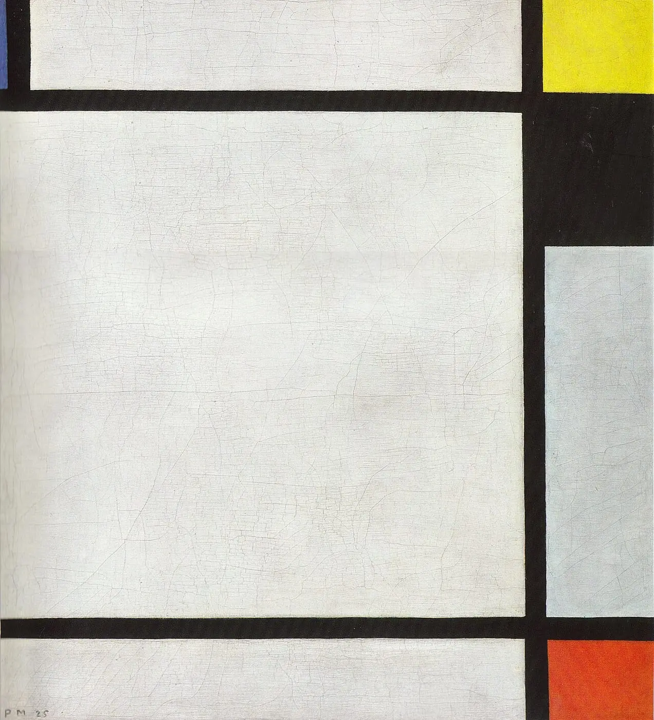 Tableau N VII by Piet Mondrian, canvas print