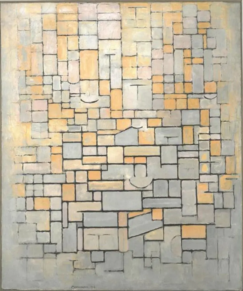 Tableau no.I by Piet Mondrian, canvas print