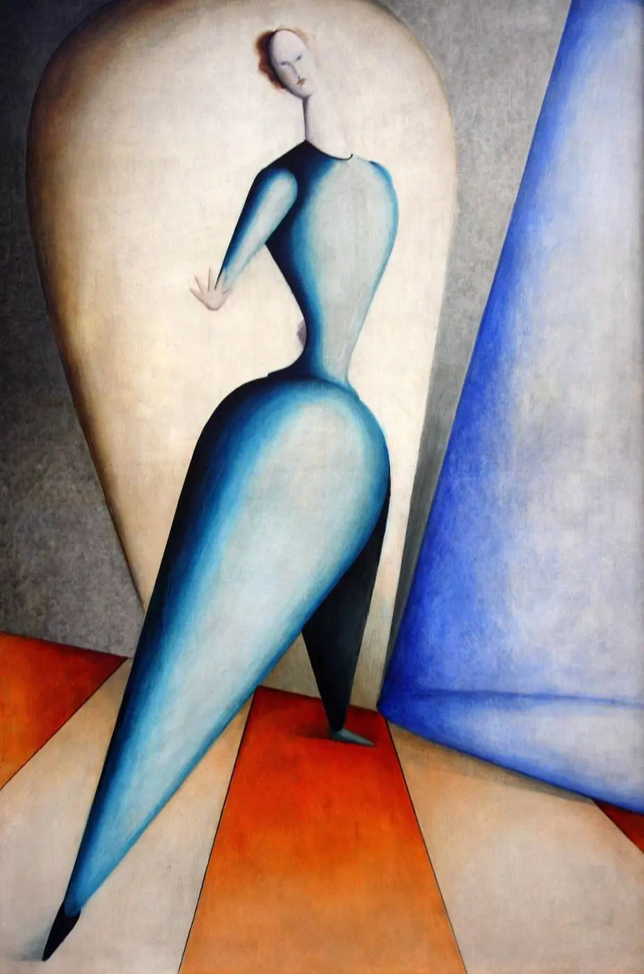 Tänzerin (Die Geste) by Oskar Schlemmer, canvas print