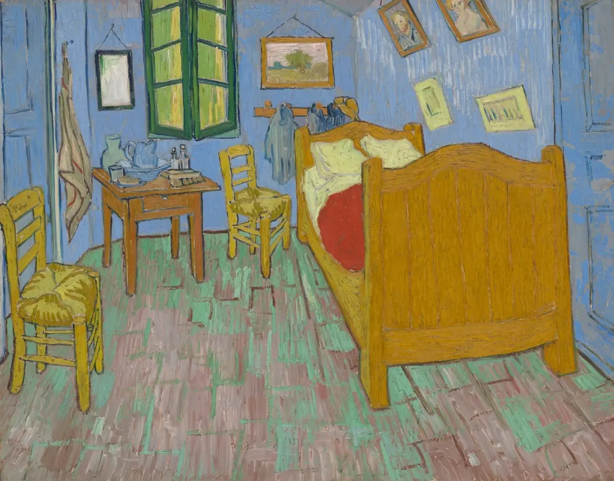 The Bedroom by Vincent van Gogh, canvas print