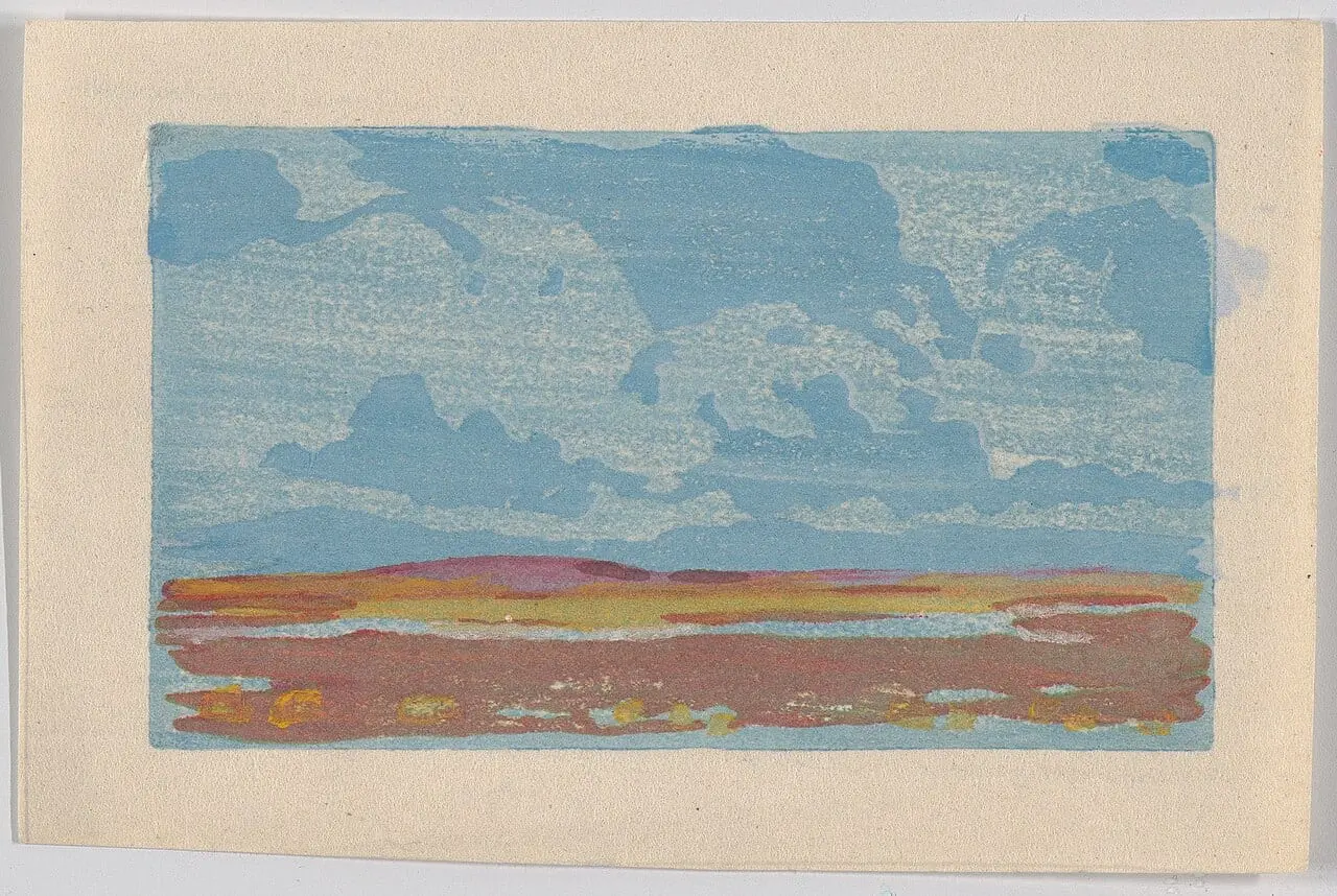 The Big Sky, or Marshes by Arthur Wesley Dow, canvas print