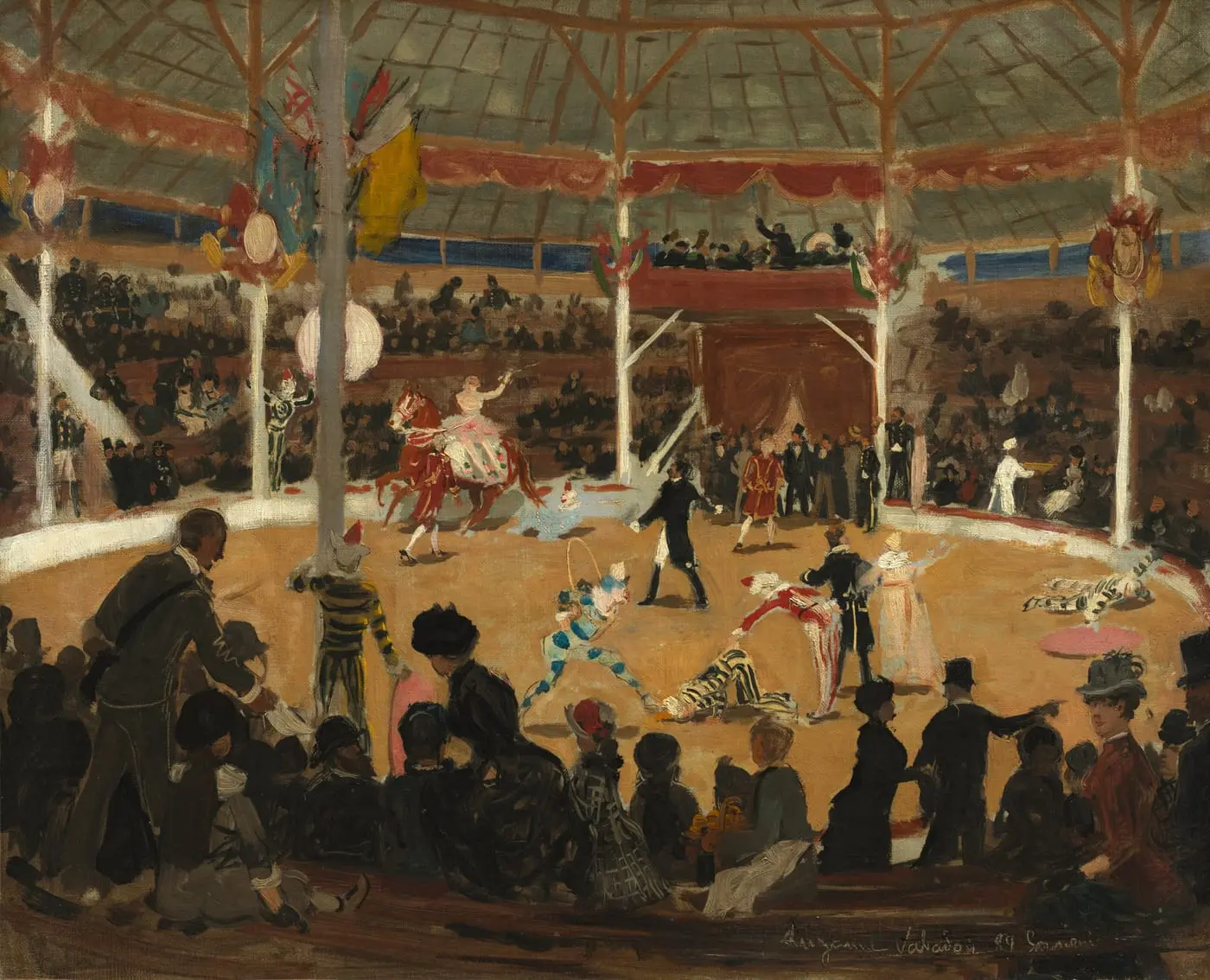 The Circus by Suzanne Valadon, canvas print