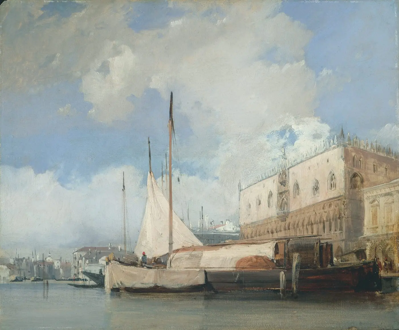 The Doge's Palace, Venice by Richard Parkes Bonington, canvas print