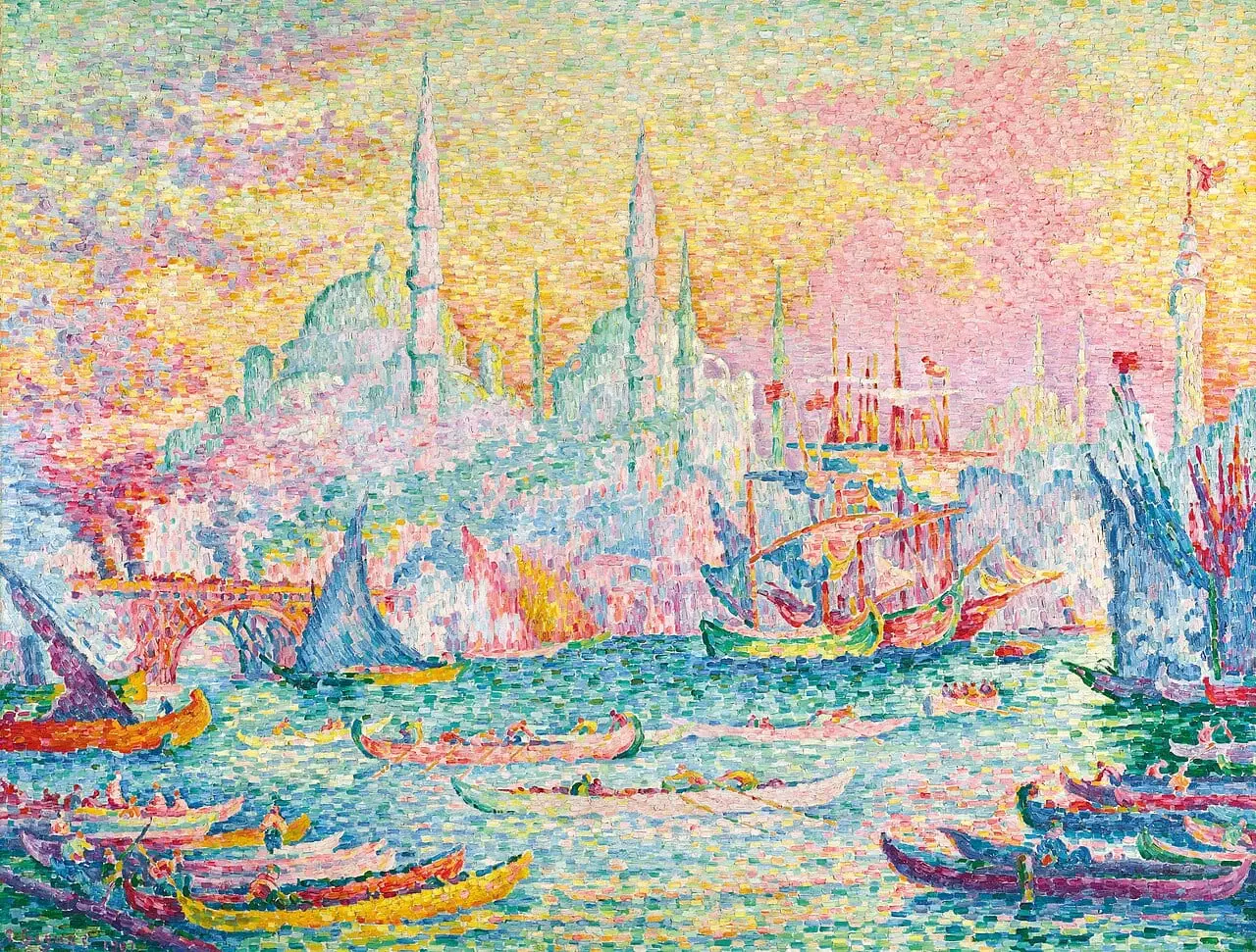 The Golden Horn, Constantinople by Paul Signac, canvas print