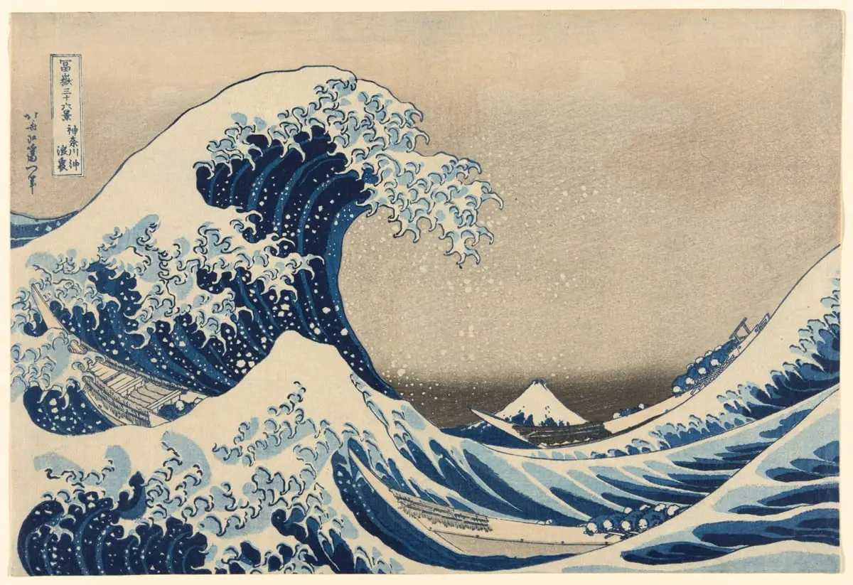 The Great Wave off Kanagawa by Katsushika Hokusai, canvas print