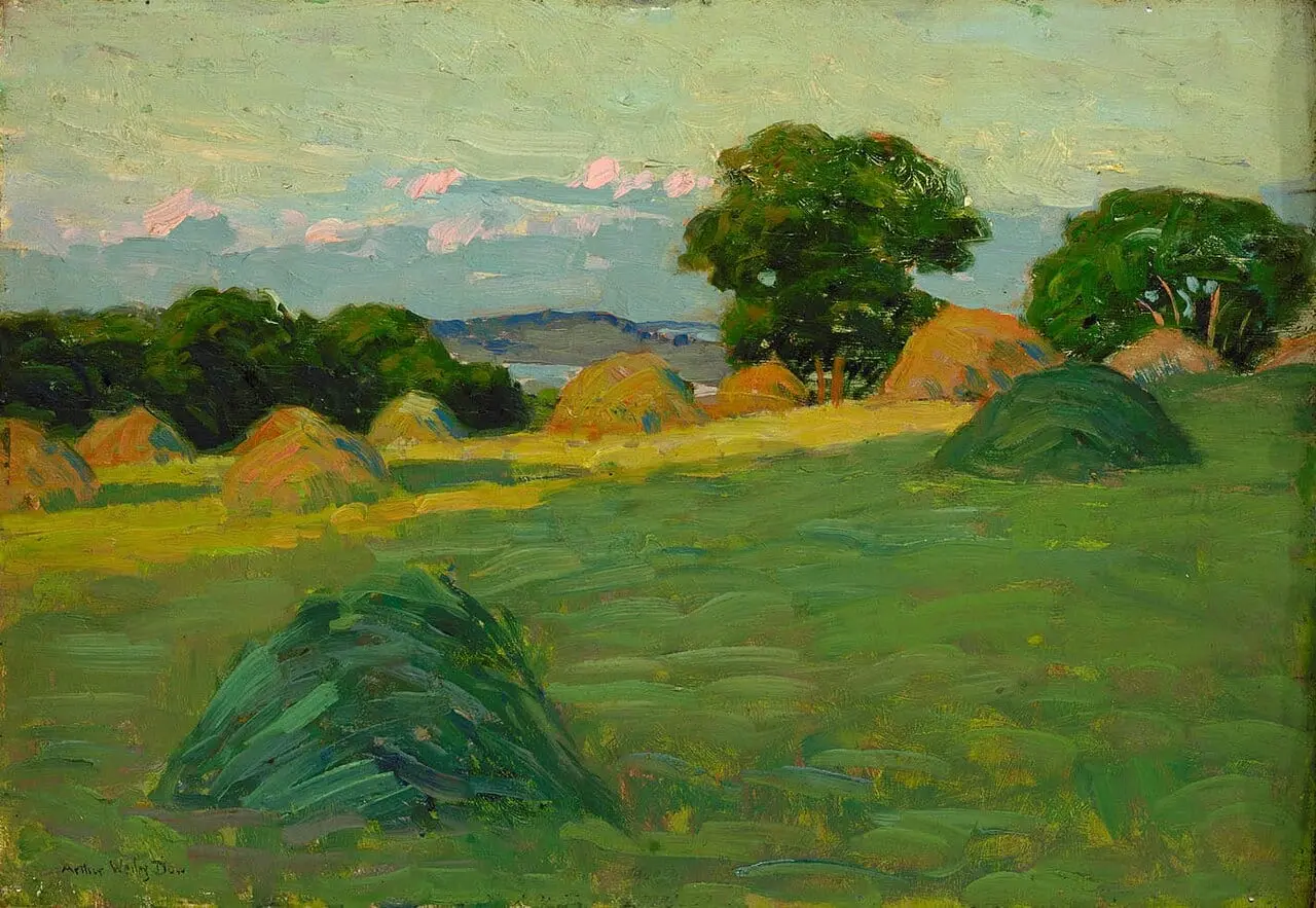 The Hill Field by Arthur Wesley Dow, canvas print