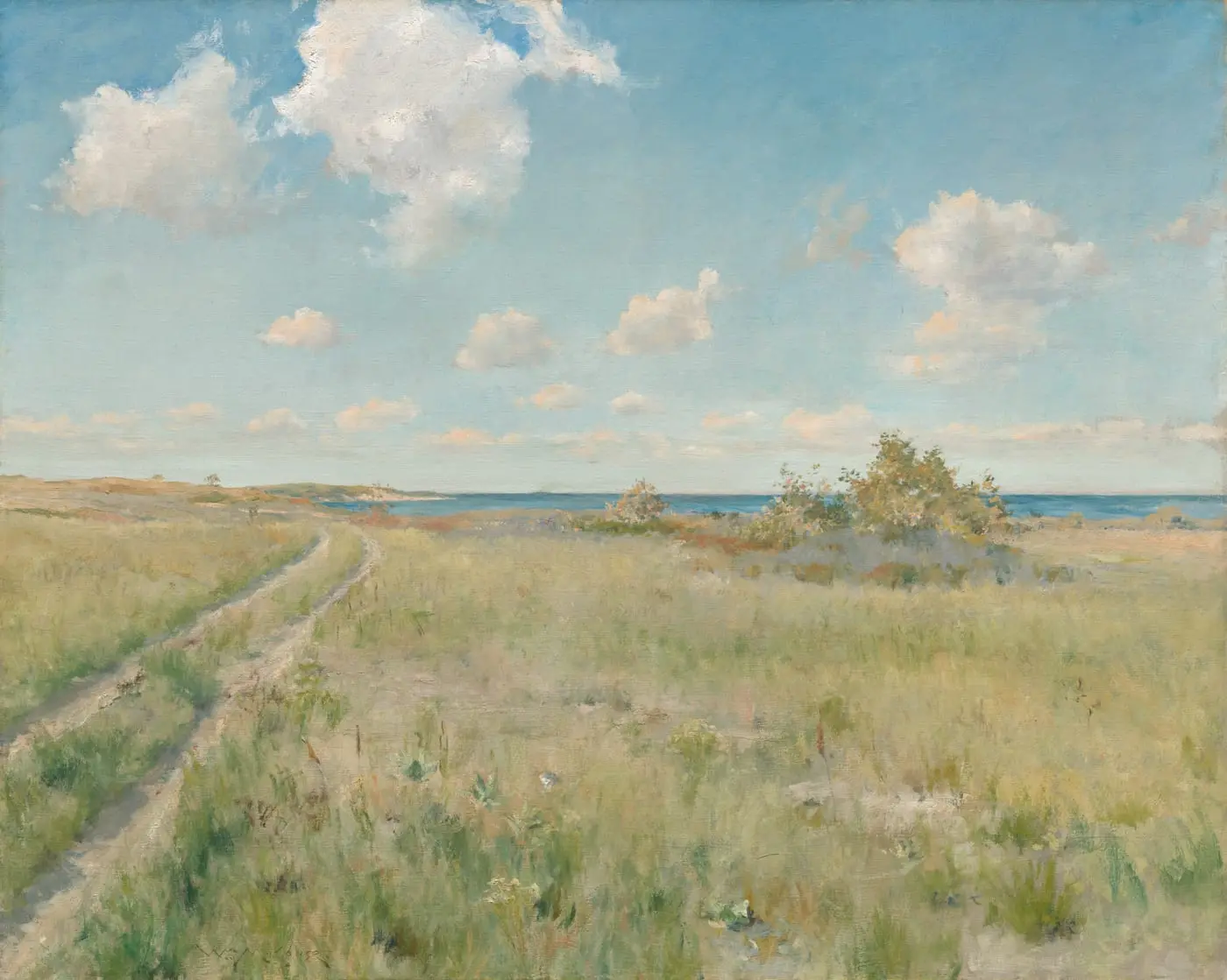 The Old Road to the Sea by William Merritt Chase, canvas print