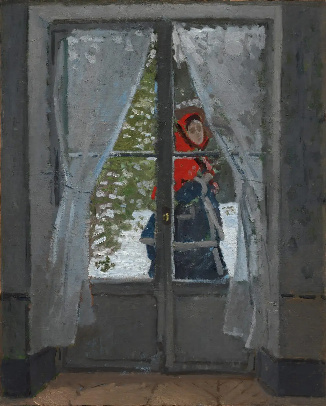 The Red Kerchief by Claude Monet, canvas print
