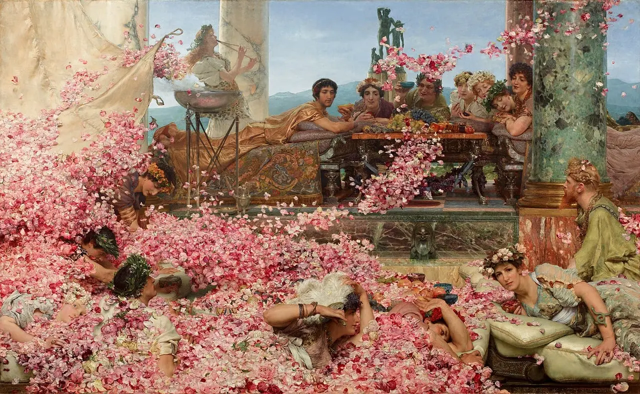 The Roses of Heliogabalus by Lawrence Alma-Tadema, canvas print