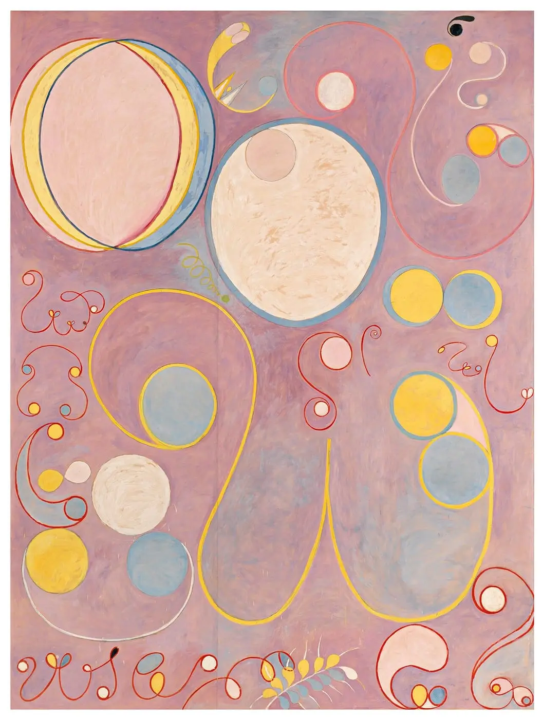 The Ten Largest, No. 8, Adulthood by Hilma af Klint, canvas print