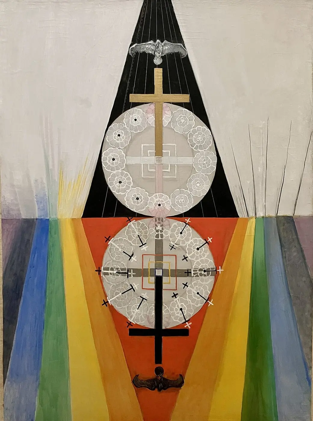 The US Series, Group VIII, No. 7 by Hilma af Klint, canvas print