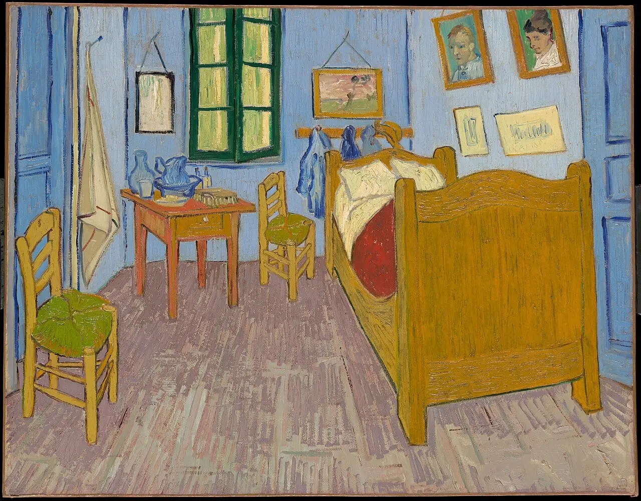 Van Gogh's Bedroom in Arles by Vincent van Gogh, canvas print
