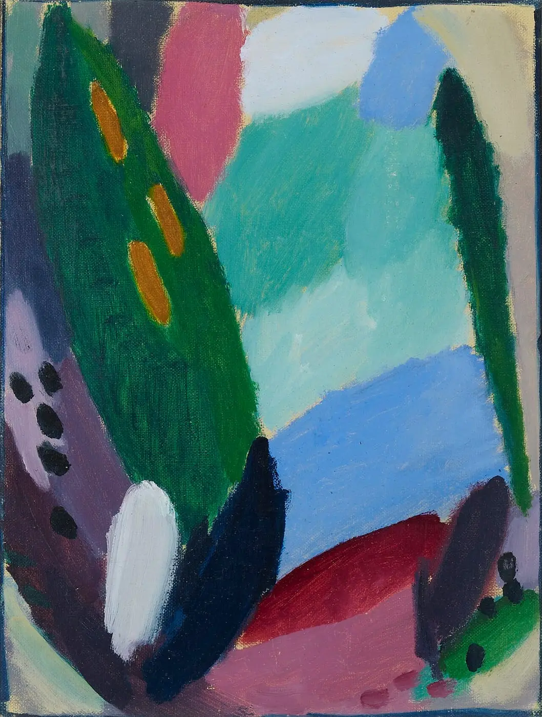 Variation No. 10 by Alexej von Jawlensky, canvas print