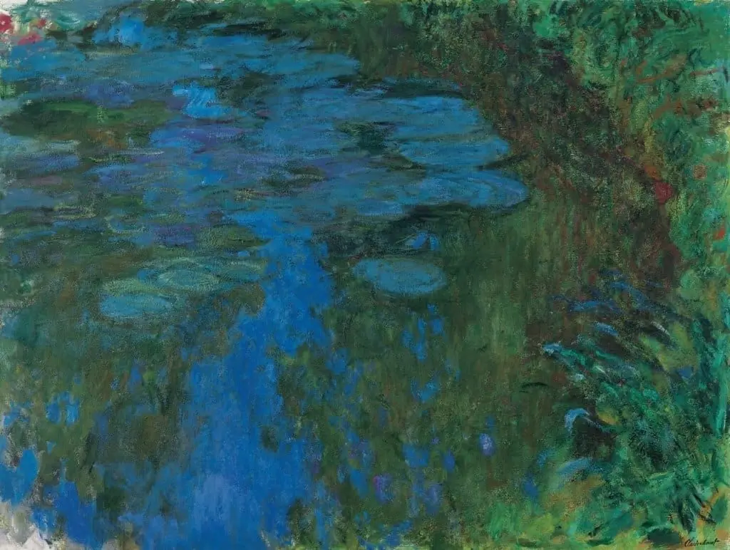 Nymphéas by Claude Monet, canvas print