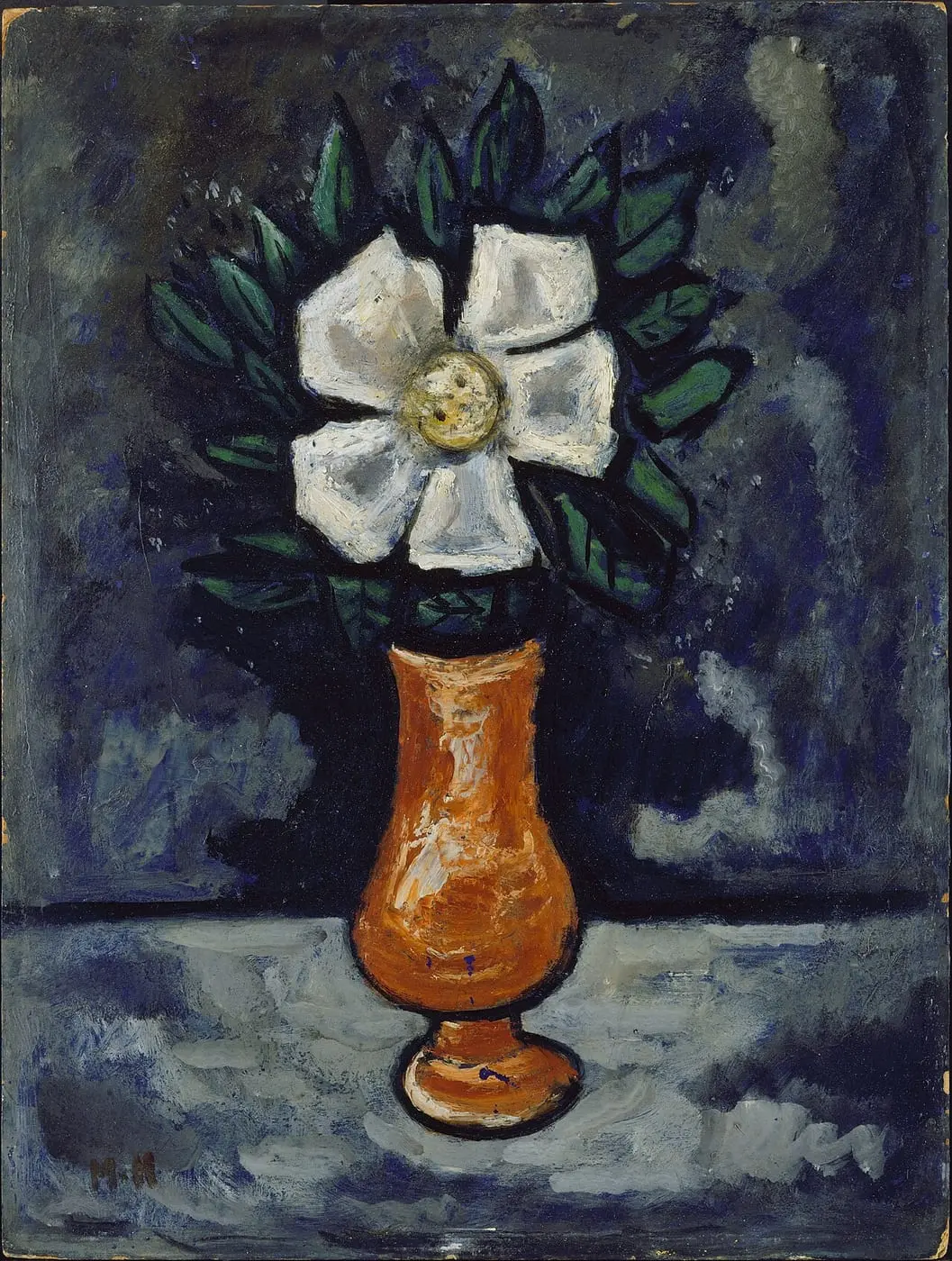 White Flower by Marsden Hartley, canvas print