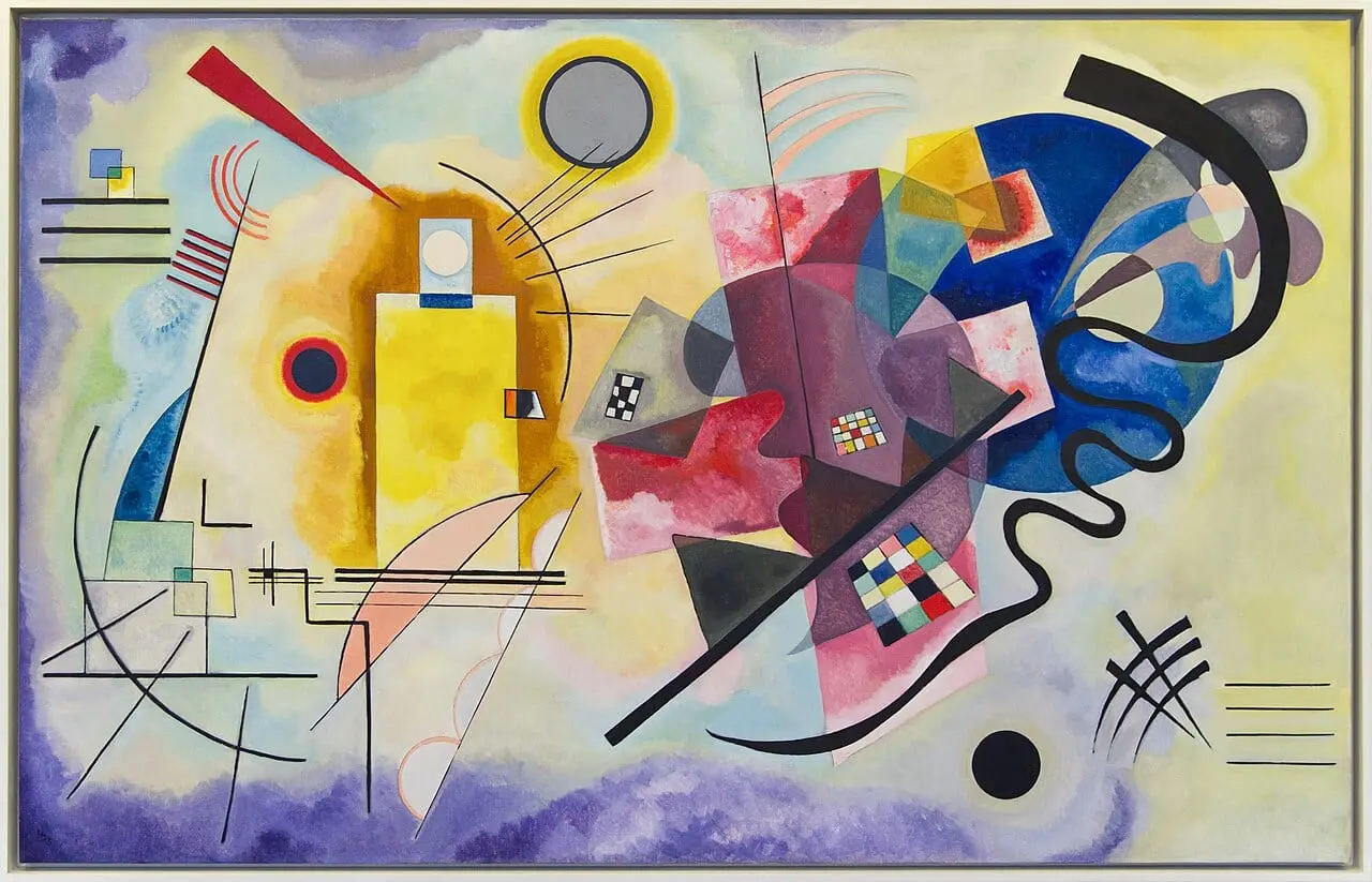 Yellow-Red-Blue by Wassily Kandinsky, canvas print